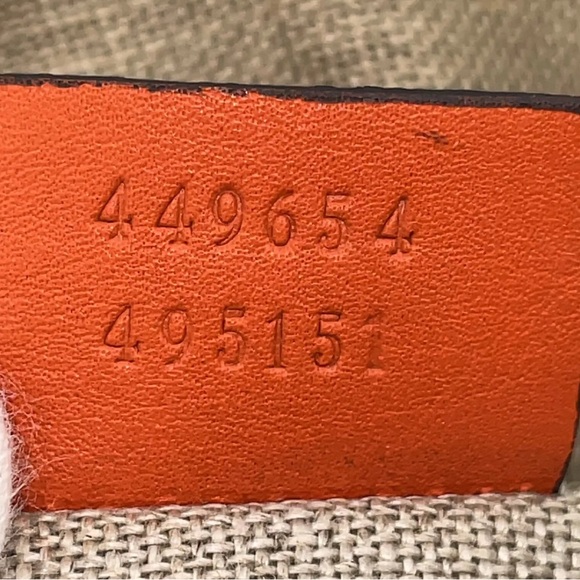 Authentic Gucci GG Micro Shimmer Orange  Mini Handbag 2way CrossbodyBag - Picture 17 of 17